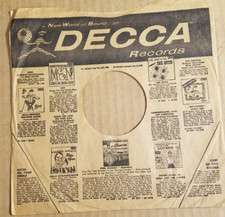 78RPM RARE 10" Decca "Music for Your Mood" record sleeve