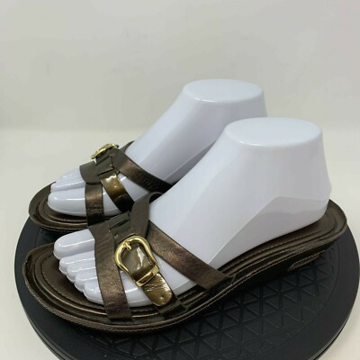 Cole Haan Leather Sandals Womens Size 7.5 Shoes Slip On  display picture 1