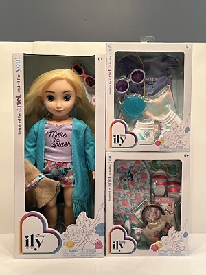 Disney Princess ILY 4EVER Inspired By Ariel 18'' Doll & Fashion Packs NEW RARE