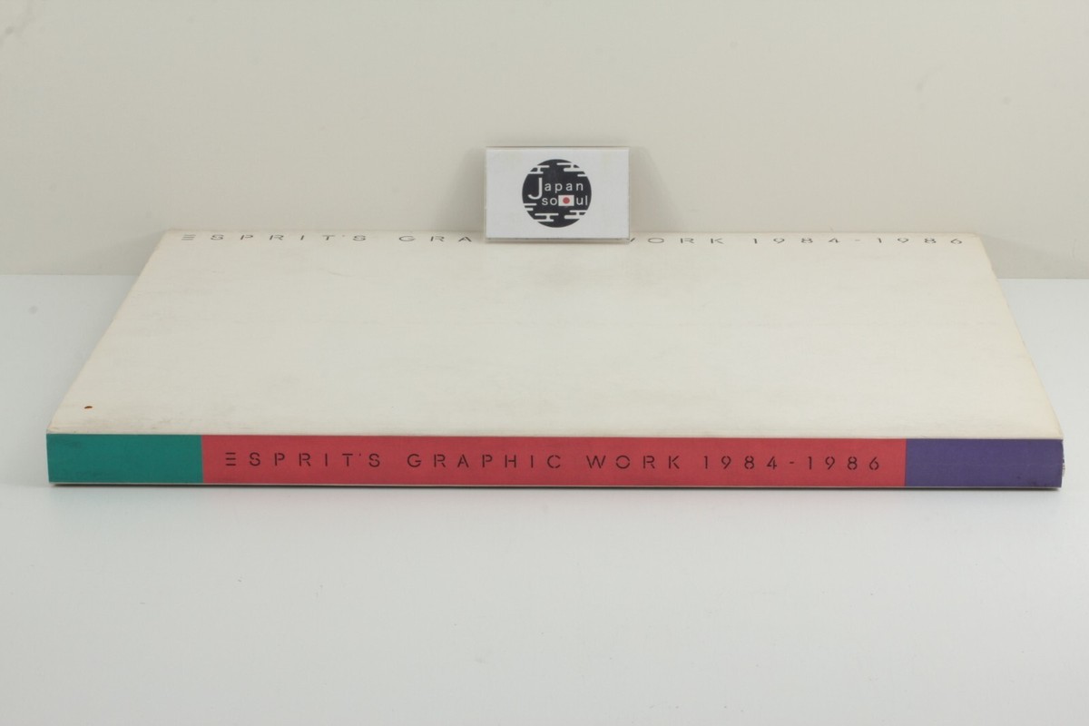 ESPRIT'S GRAPHIC WORK 1984-1986 Art Design Book Vintage Tamotsu