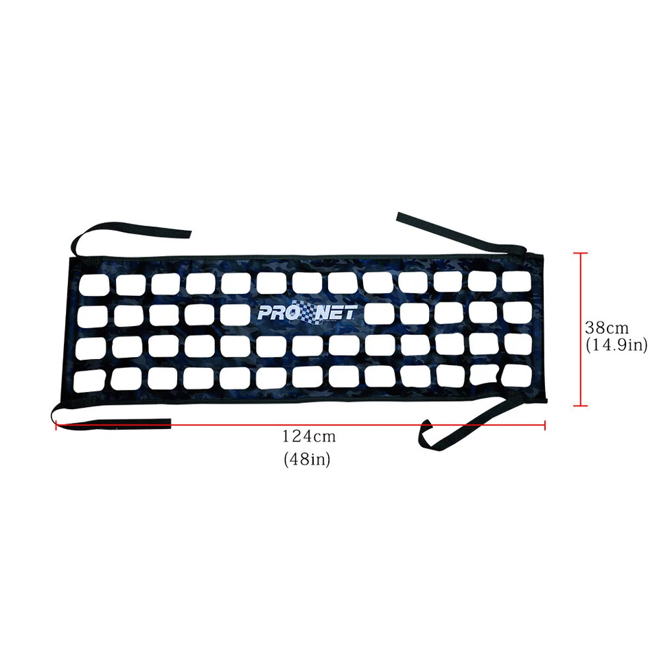 Red de puerta trasera azul ProNet tamaño mediano para camioneta pickup para Toyota Nissan GMC Dodge etc. Foto 4 de 4