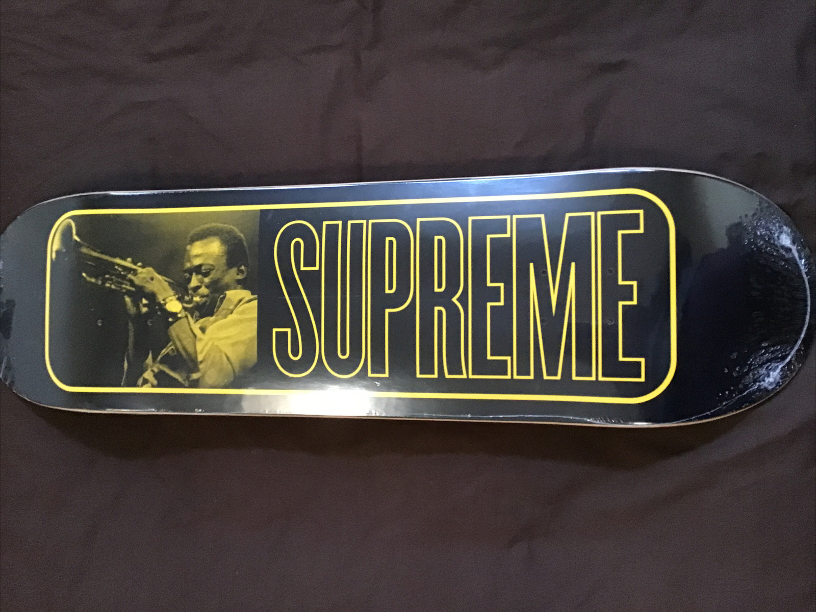 Supreme / Miles Davis   / 8.0” Skateboard Deck / Legendary Jazz Music