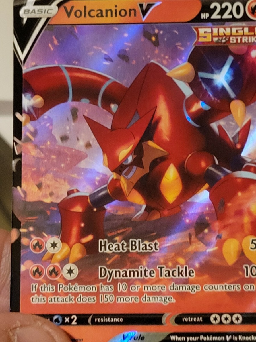 Pokémon TCG Volcanion V Chilling Reign 025/198 Holo Ultra Rare | eBay