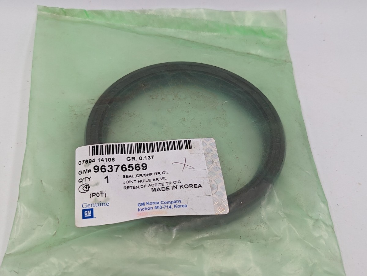GM 96376569 Engine Crankshaft Oil Seal, OEM, New | eBay