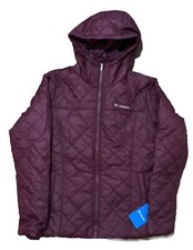 Columbia Copper Crest Red Fur Inside Puffer Women Size L $150 Retail