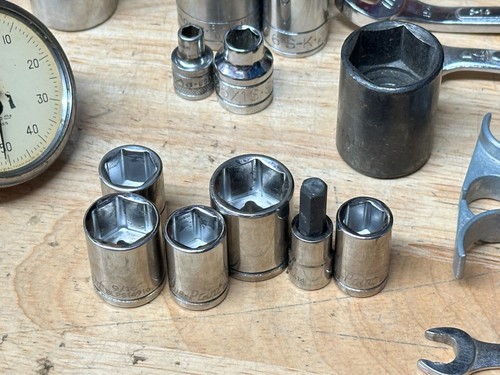 50pc+ Mechanics Tools, Wrenches, Sockets, Pliers, Specialty, Ratchet, SK & USA - Picture 3 of 12