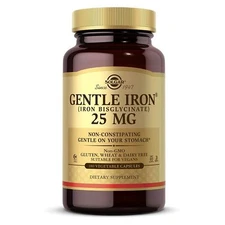 Solgar Gentle Iron 180 Vegetable Capsules