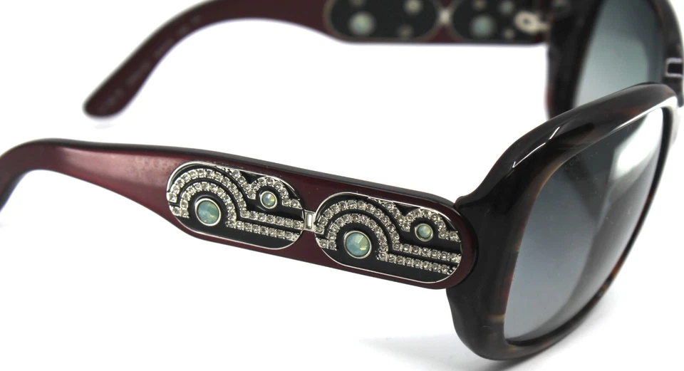 Gafas de sol de colección BVLGARI edición limitada rojas/marrones 5034/3C 130 3N 60□19 8038-B Foto 4 de 4