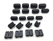 20 Pcs Snap On Ferrite Core Cord Ring Rfi Emi Noise Filter Suppressor Cable Clip
