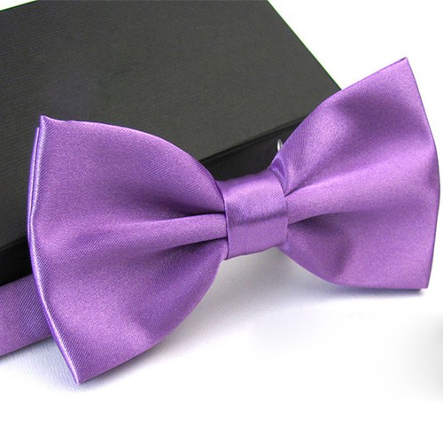 Unisex Bow Tie Mens Pre Tied Plain Wedding Bowtie Party Prom Office Adjustable🎀 - Picture 29 of 45