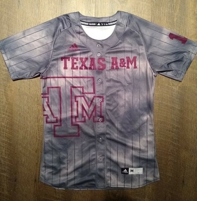 texas a&m baseball jersey adidas