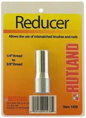 RUTLAND 1/4'' x 3/8'' Chimney Brush Rod and Brush Adapter NEW! #1438