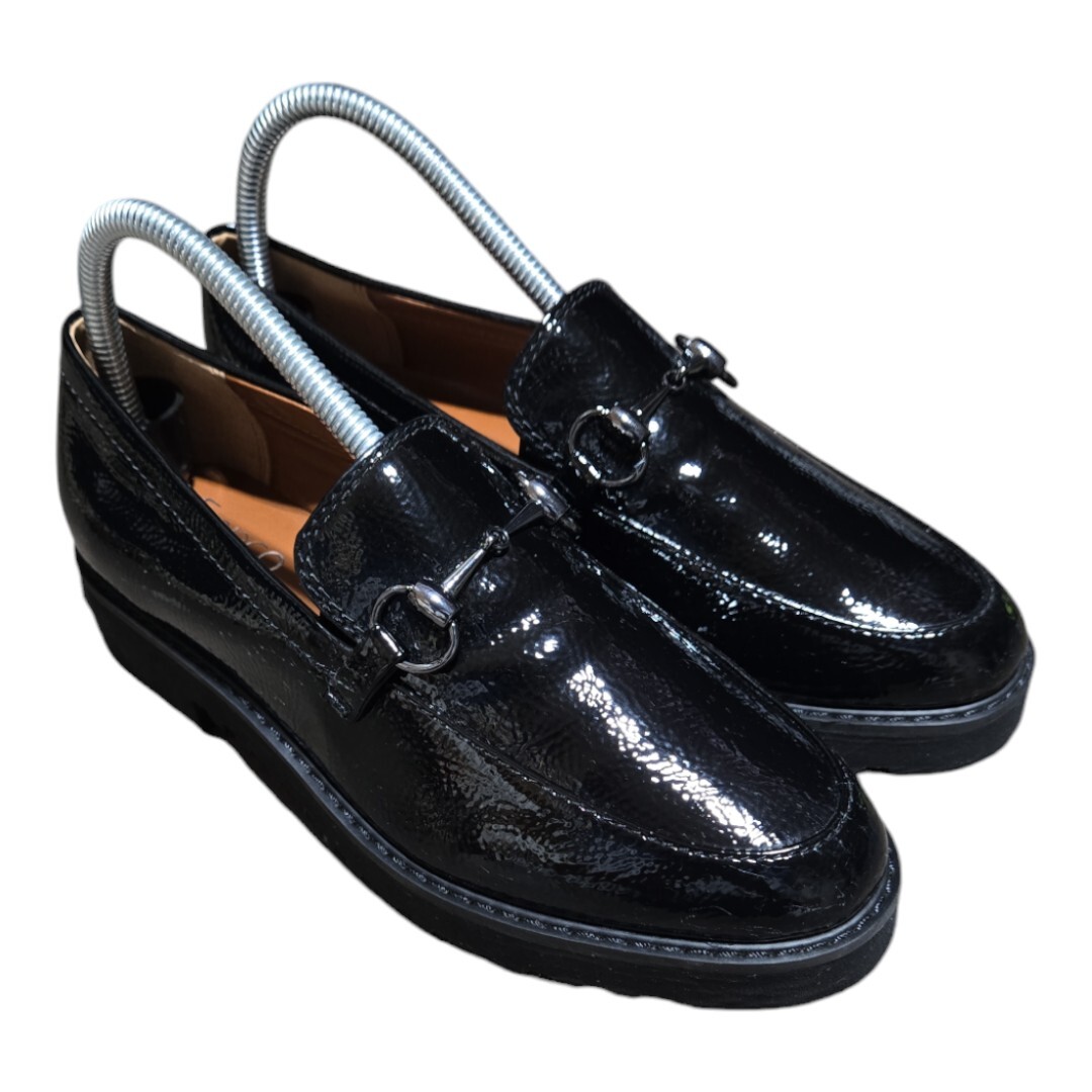 Franco Sarto Patent Leather Lug Sole Loafers in Black Sarto Saffron Lug Sole Loafer | Womens Loafers | Franco Sarto main image 4