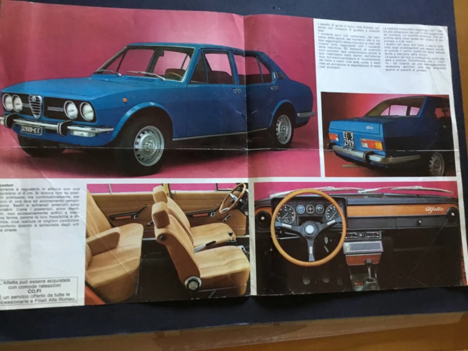 (Auto). Pubblicità concessionaria ALFETTA ALFA ROMEO  - Immagine 3 di 3