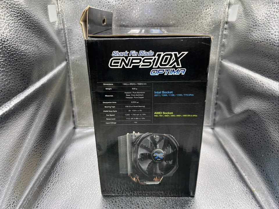 Zalman CNPS10X Optima  CPU Cooler | Intel & AMD Socket 1156/1155/755/FM2/AM3/AM2 - Image 4 of 4