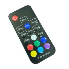 RGB LED Whip Remote Control Replacement Brand New With Spare Battery 