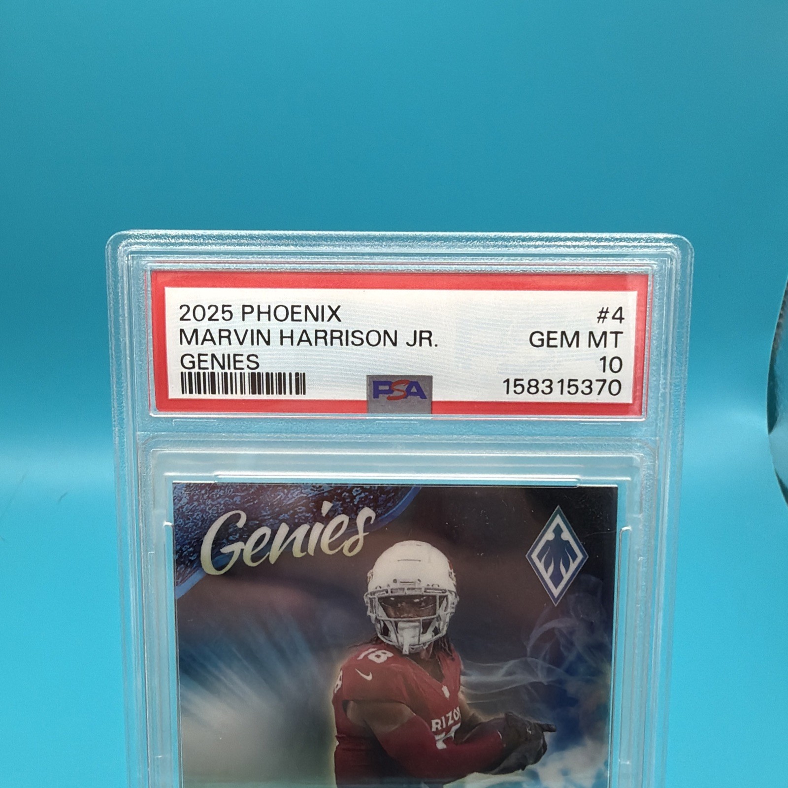 2025 Panini Phoenix - Genies Marvin Harrison Jr. #4 Arizona Cardinals PSA 10! view 3