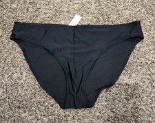 Aerie NWT Black Bikini Bottom Size XXL