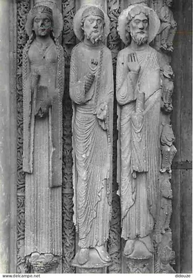 Carte Postale - Art - Art Religieux - Cathédrale de Chartres - Portail Royal - P - Photo 1/2