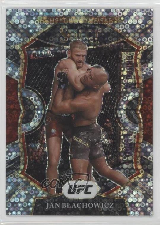 2021 Panini Select UFC Concourse Disco Prizm Jan Blachowicz #5 12xy