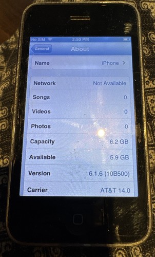 Apple iPhone 3GS 8GB Black (AT&T) A1303 (GSM) Good Used Fast Ship No Turn Off