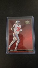 Marketplace image: TREVEYON HENDERSON 2026 LEAF METAL STAINLESS Red Vinyl 1/1 Superfractor Ohio St