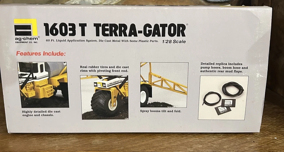 Ertl KZCO 1/28th Ag Chem 1603 Terra Gator UNOPENED Box !!  - Image 4 of 4