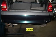 Stossfänger/ Stoßstange Hinten ( Facelift ) Opel Corsa 12V B Farbe Neptunturkies