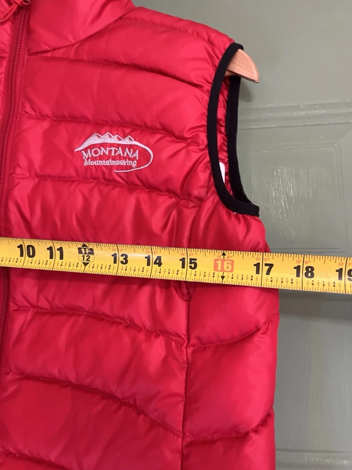 Montana альпинизма пуховик жилет красный пухлый зимний размер маленький куртка - Изображение 4 из 4