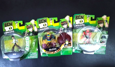 Ben 10 フィギュア 3体セット Ben 10 Omniverse Action Figures Lot of 3 –Bandai – BloxX, Ben, NRG