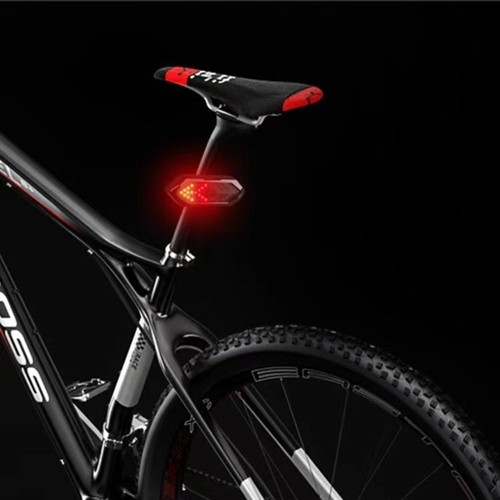 Wireless Bike Turn Signal Light with Remote Control USB Rechargeable Tail Light - Picture 2 of 11