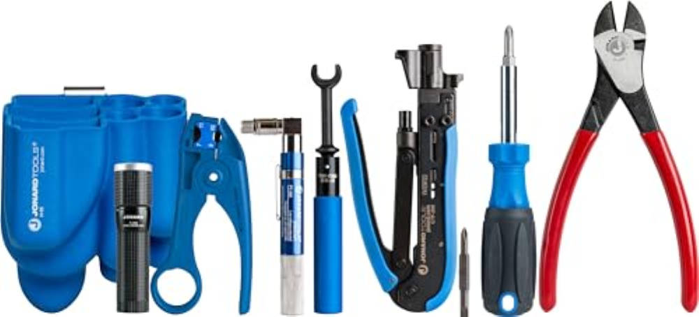 Jonard Tools TK-82 Coax Tool Kit Blu Plastica Ergonomico