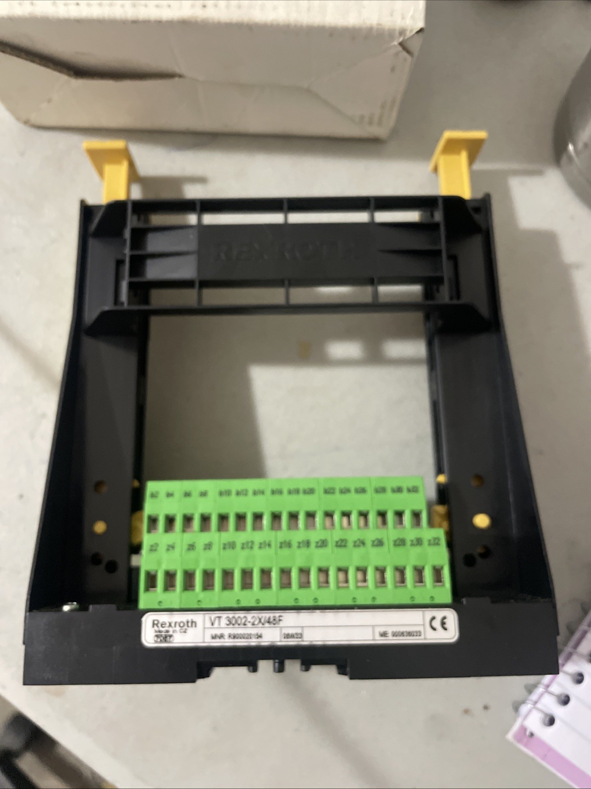 Rexroth VT 3002-2X/48F Card Holder With Terminal Blocks MNR R90020154