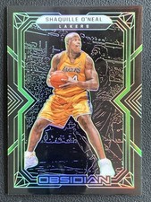 Shaquille O'Neal 2021-22 Panini Obsidian Base Electric Etch Jade /25 #137