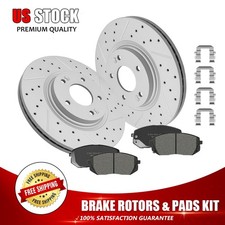 Front Brake Rotors Pads For 2015-2024 Kia Optima Hyundai Sonata Kona Electric
