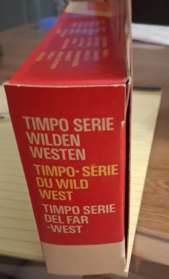 TIMPO RARO TERCERA VERSIÓN VAQUEROS . SIN USAR, EN CAJA STOCK DE TIENDA ANTIGUA Foto 4 de 4