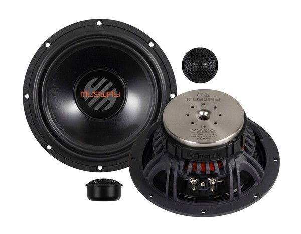 Musway MG6.2A 16,5 Cm Komponenten-Lautsprecher 250 Watt Rms: 125 Watt-image