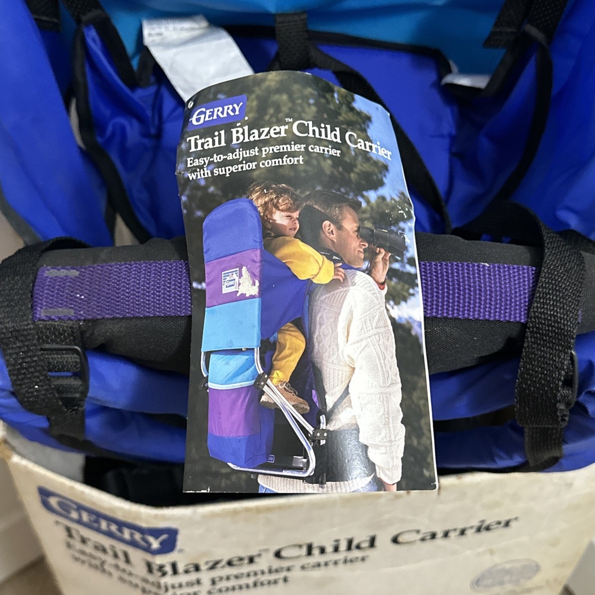 Vintage Gerry Baby Hiking Carrier Backpack Lightweight Aluminum