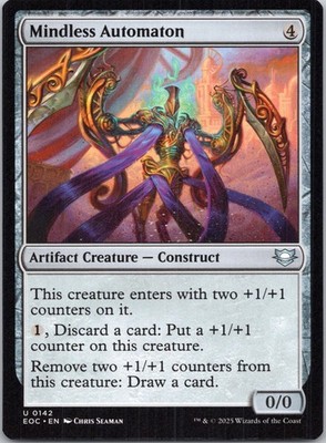 Mindless Automaton 142 Commander: Edge of Eternities Magic: The Gathering NM