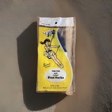 Vintage Kids Socks Pom Pom