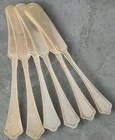 Wallace & Sons Concord Sterling Silver Butter Knifes (6) 128 Grams Monogramed I