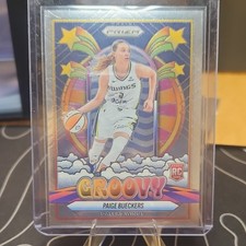 Panini 2025 Prizm WNBA Paige Bueckers Groovy Insert Rookie #12 Dallas Wings