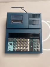 Calcolatrice Olivetti Divisumma 31 PD vintage printing calculator blu anni 70/80