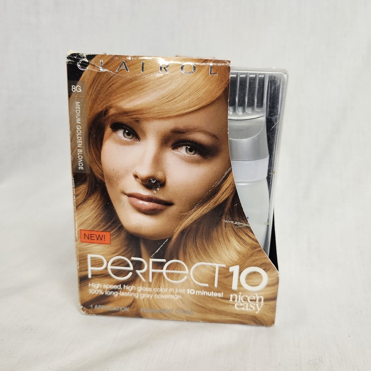 Clairol Nice N Easy Perfect 10 Hair Dye 8G Medium Golden Blonde | eBay