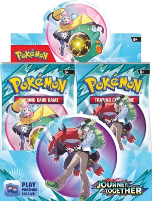 pokemon journey together booster box ebay Journey Together Booster Box Non-Enhanced Pokemon TCG Scarlet and Violet  Sealed