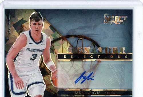 2024-25 Panini Select - Signature Selections Jake LaRavia #SS-LAR White Ice /25