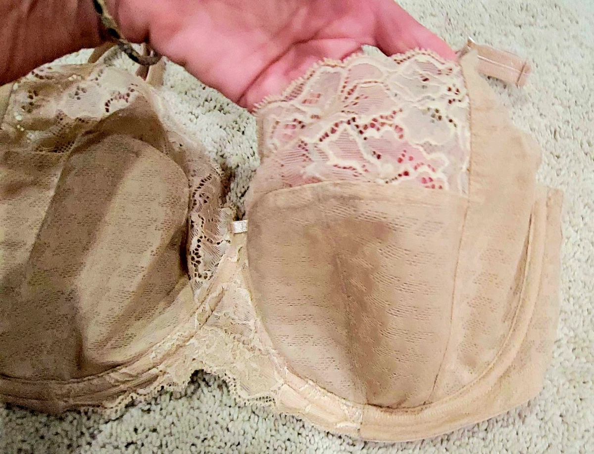 Panache Envy Beige Lace Underwire Balconette Bra Style 7285 SZ UK 34F