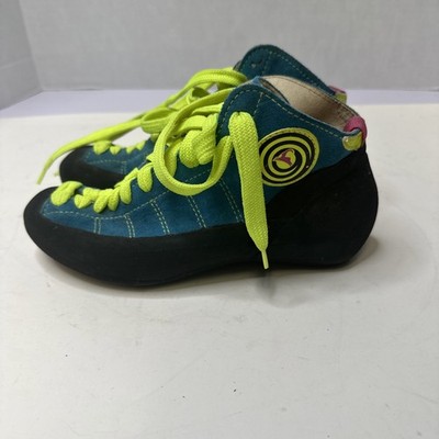 Boreal Rock Climbing Shoes Women s Size 5 Green Blue Ballet Bouldering