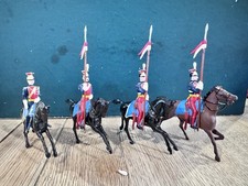Britains: Finely Repainted Polish Lancers Of c1812.  54mm