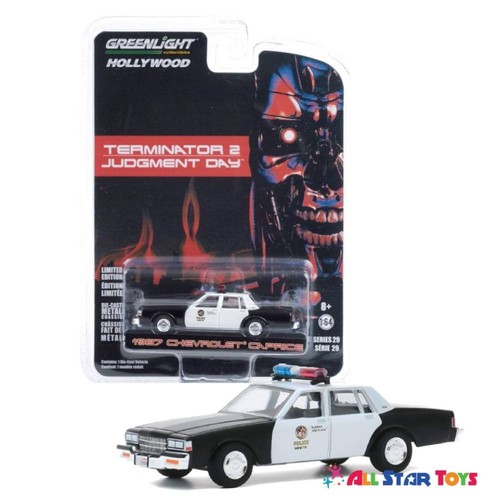 1987 CHEVY CAPRICE METROPOLITAN POLICE 1/64 DIECAST CAR GREENLIGHT 44890-FF - Picture 1 of 3